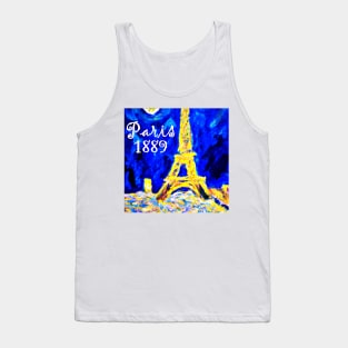 Paris in a Van Gogh style Tank Top